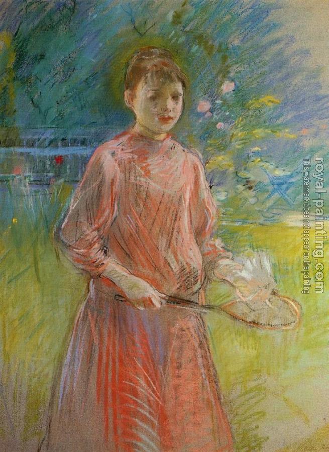 Berthe Morisot : Girl with Shuttlecock, Jeanne Bonnet